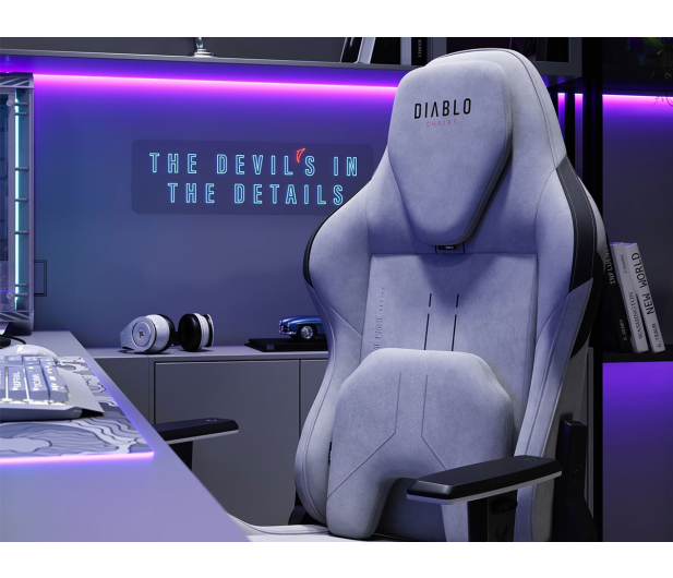 Diablo Chairs X-ONE PRIME CHAIR SZARY - 1527050 - zdjęcie 6